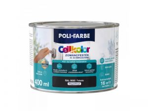 Poli-farbe Cellkolor magasfny zomncfestk 0,4l Fekete RAL9005