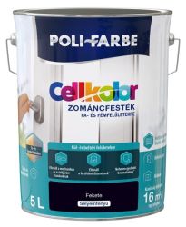 Poli-farbe Cellkolor selyemfny zomncfestk 5l Fekete